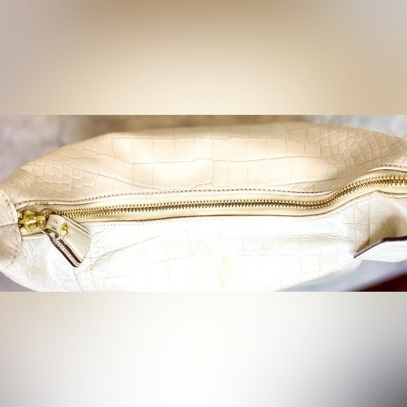 COACH Kristin Croc Embossed Leather Hobo - Picture 7 of 15